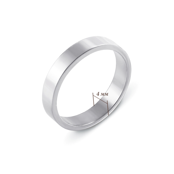 Обручальное кольцо. Европейская модель. Артикул 10104/1б