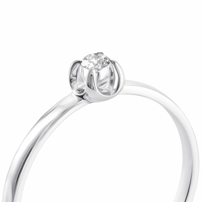 Золота каблучка з діамантом. Артикул UG5101205/1