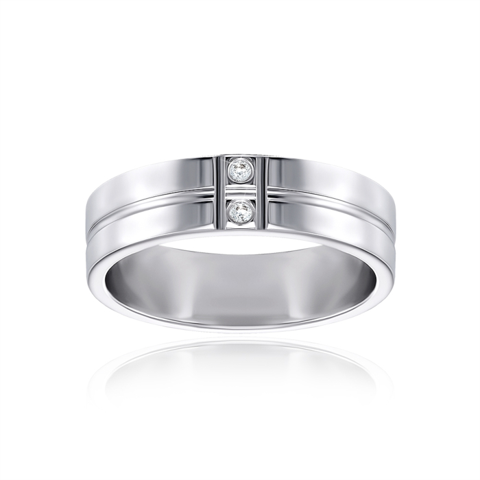 Обручка з фіанітами. Артикул 10129б