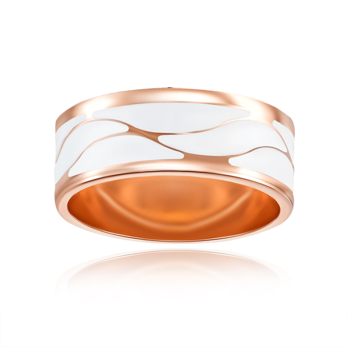 Обручка з емаллю. Артикул 10158/1б