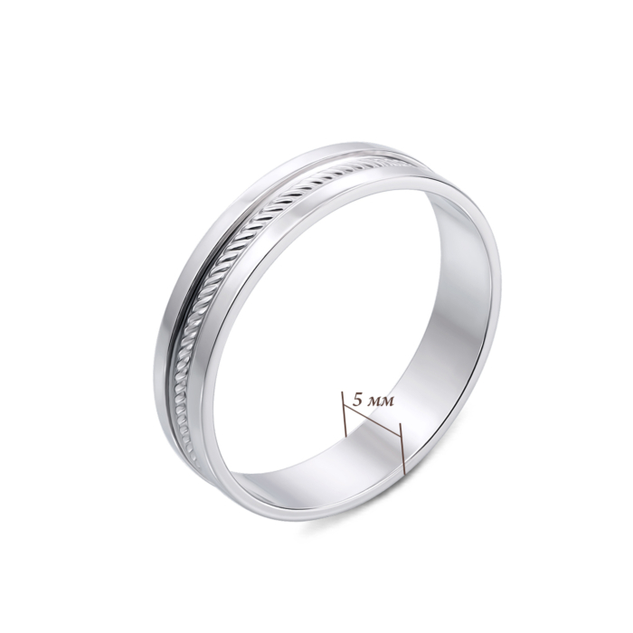 Обручка з алмазною гранню. Артикул 10169/02/1