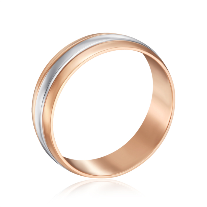 Золотое обручальное кольцо. Артикул 10182/14/1