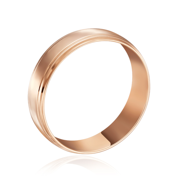 Золотое обручальное кольцо. Артикул 10187/01/0