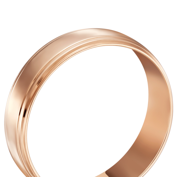 Золотое обручальное кольцо. Артикул 10187/01/0