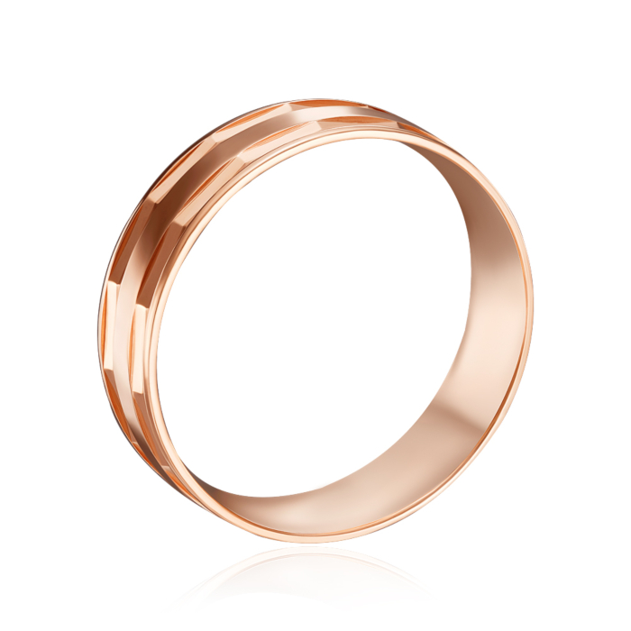 Золотое обручальное кольцо. Артикул 10189/01/0