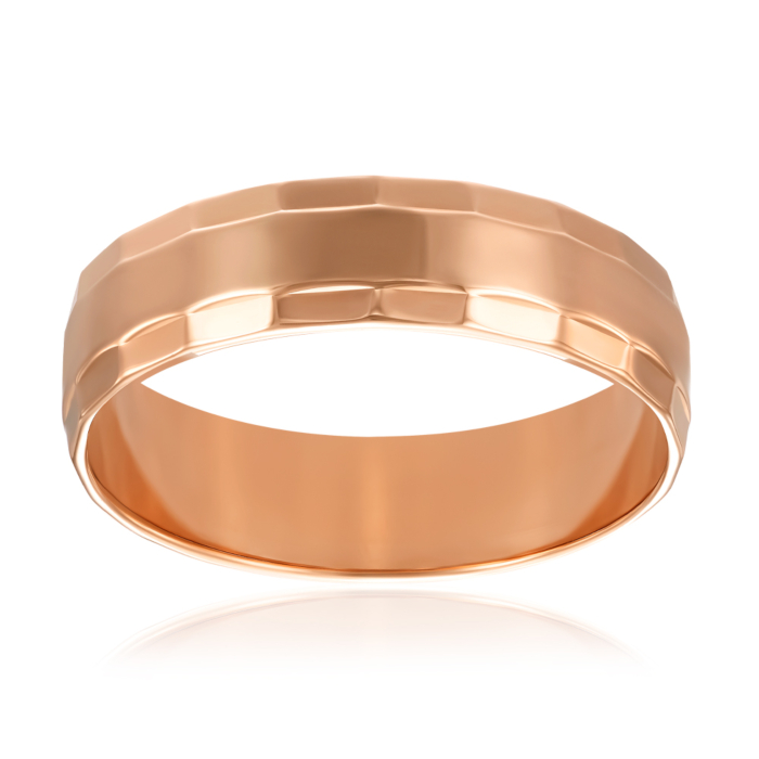 Золотое обручальное кольцо. Артикул 10190/01/0