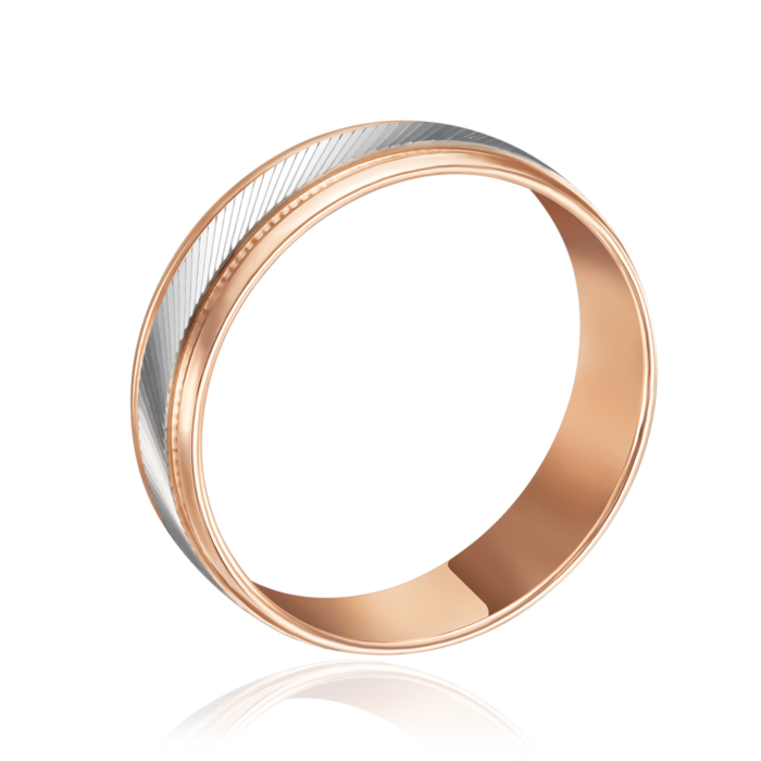 Золотое обручальное кольцо. Артикул 10201/14/3
