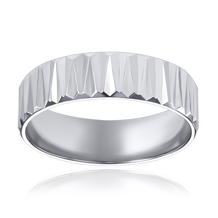 Серебряное обручальное кольцо. Артикул 10209-11/12/1