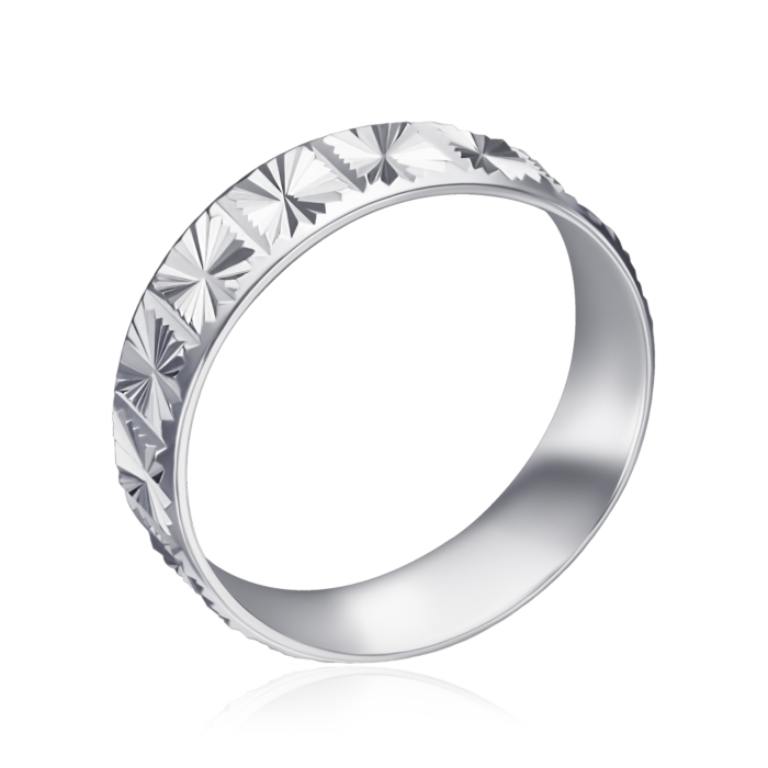 Срібна обручка. Артикул 10210-11/12/1