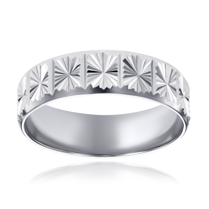 Срібна обручка. Артикул 10210-11/12/1