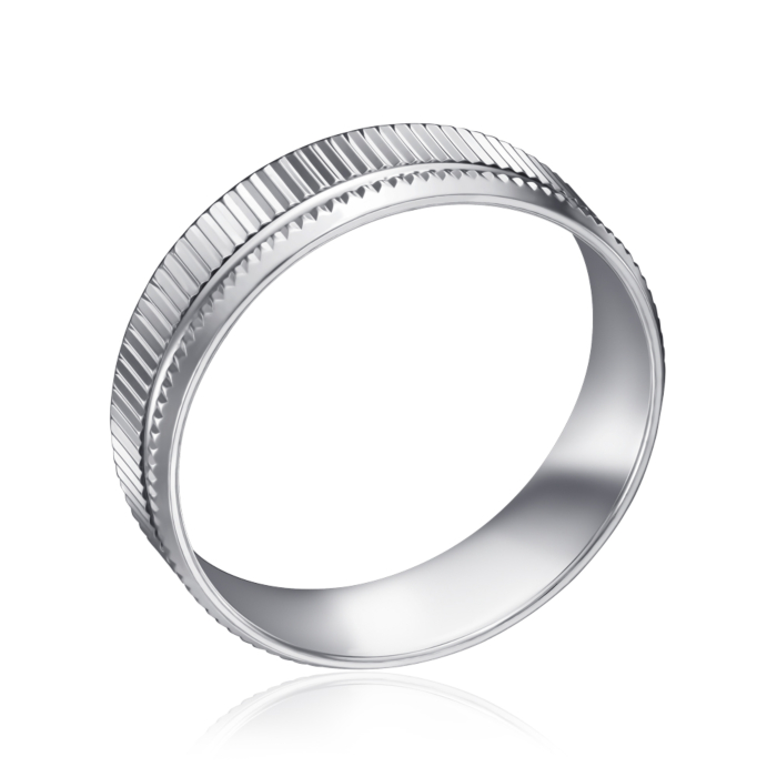 Срібна обручка. Артикул 10213-11/12/1