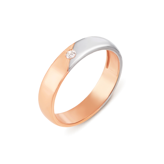 "Обручка з діамантом. Артикул 1025/2