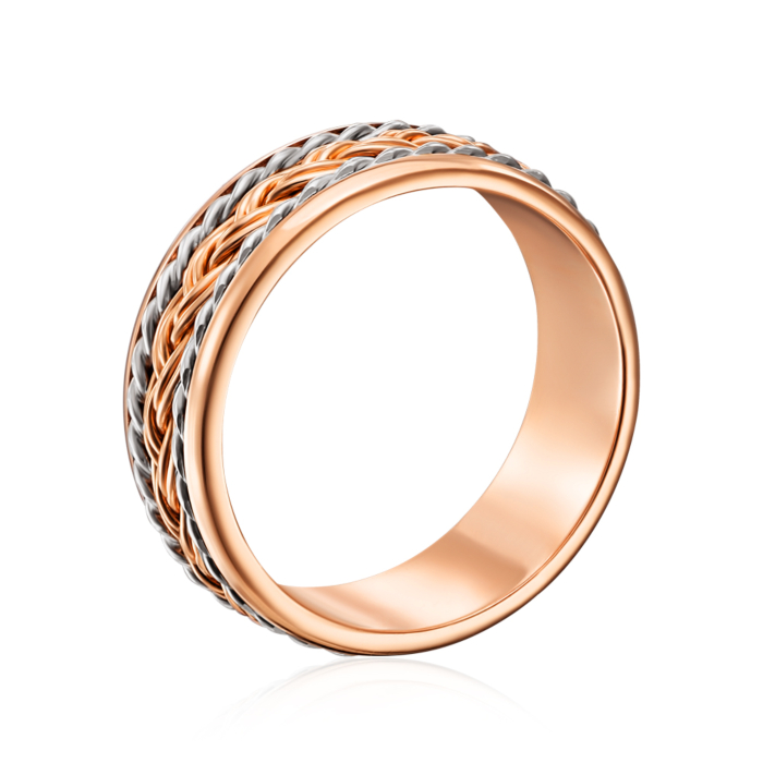 Обручка комбінована. Артикул 1042