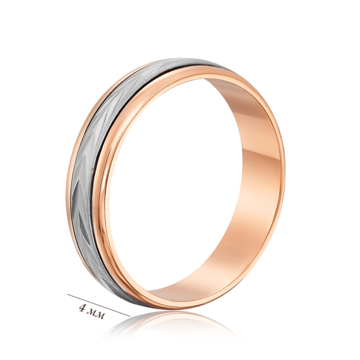 Обручка комбінована. Модель «Антистрес». Артикул 1051/1