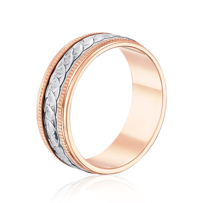 Обручка комбінована. Артикул 1071/14/3