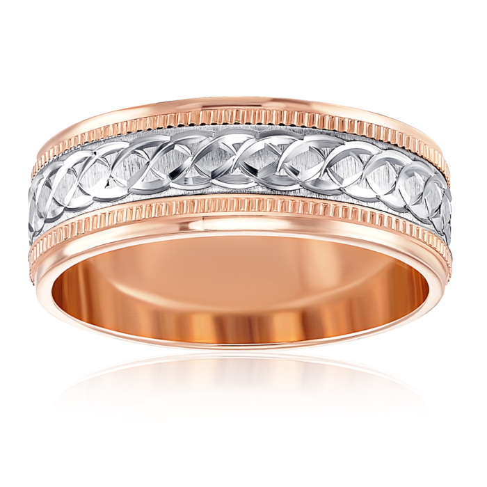 Обручка комбінована. Артикул 1071/14/3