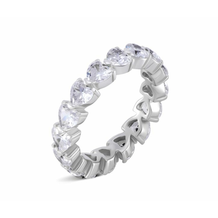 Серебряное кольцо с фианитами. Артикул UG510768