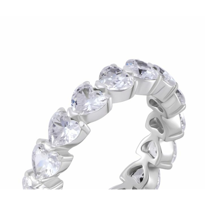 Серебряное кольцо с фианитами. Артикул UG510768