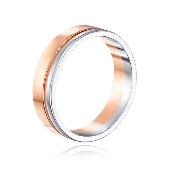 Обручка комбінована. Артикул 1077/1