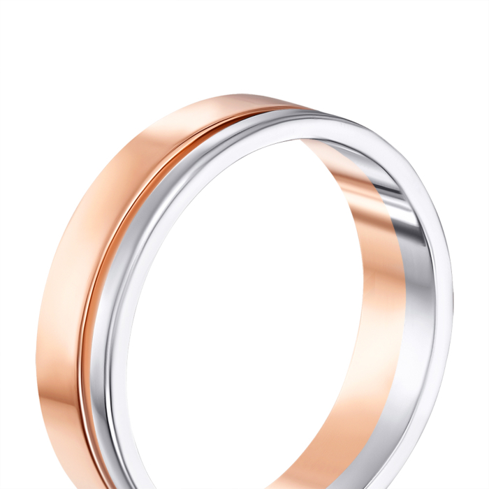 Обручка комбінована. Артикул 1077/1