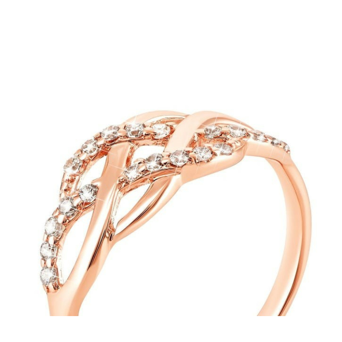 Золотое кольцо с фианитами. Артикул UG5110022/01/00/0035