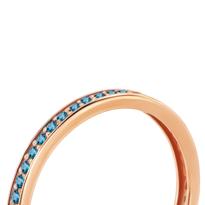 Золотое кольцо с фианитами. Артикул UG5110025/01/00/0085