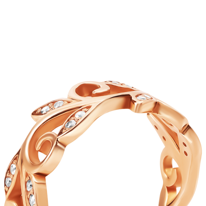 Золотое кольцо с фианитами. Артикул UG5110087/01/00/0132