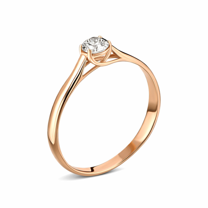 Золота каблучка з діамантом. Артикул UG51100889201