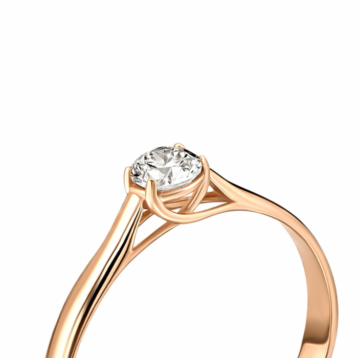 Золота каблучка з діамантом. Артикул UG51100889201