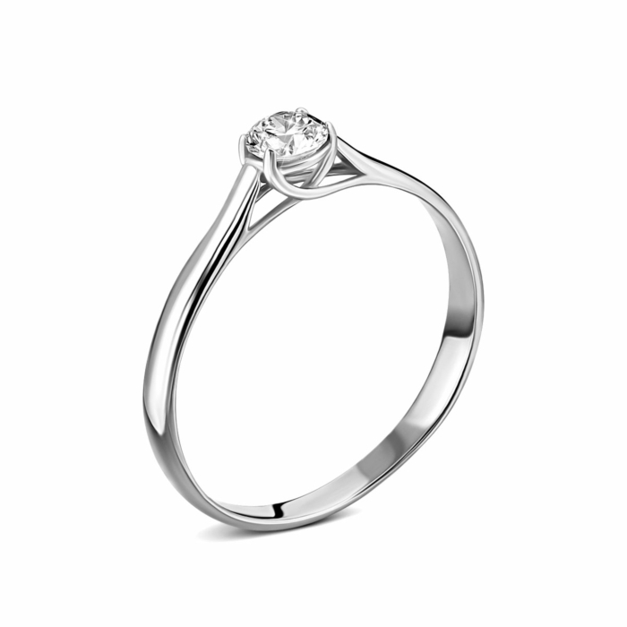 Золотое кольцо с бриллиантом. Артикул UG51100889202