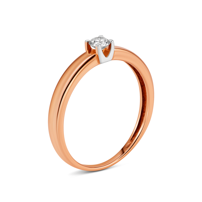 Золота каблучка з діамантом. Артикул UG51104997201