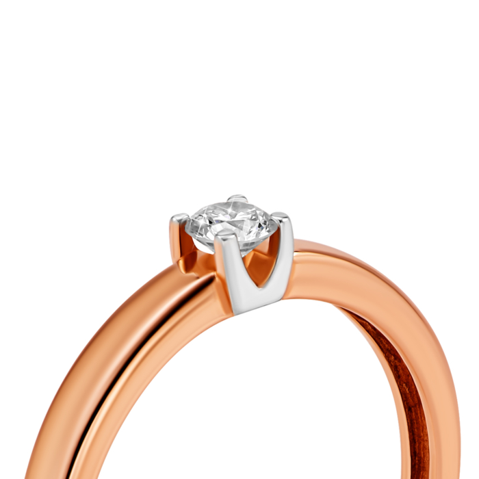 Золота каблучка з діамантом. Артикул UG51104997201