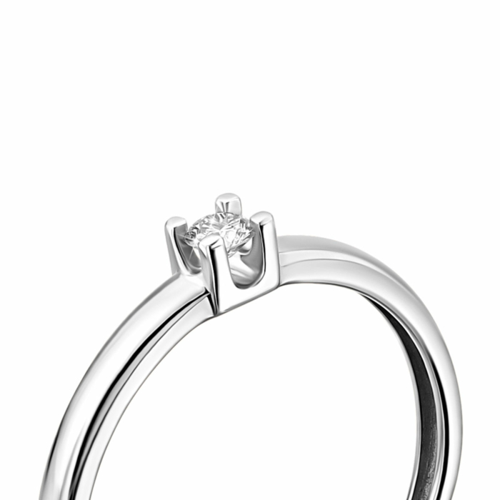 Золотое кольцо с бриллиантом. Артикул UG51104997202