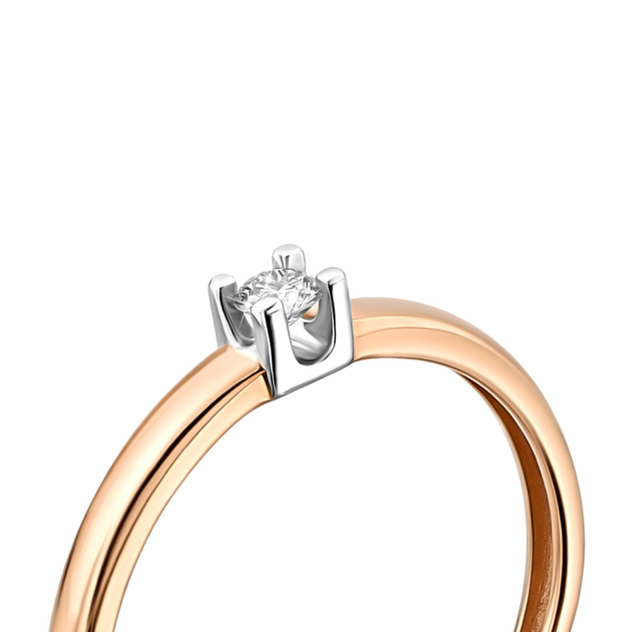 Золота каблучка з діамантом. Артикул UG51104999201