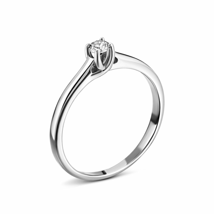 Золота каблучка з діамантом. Артикул UG51105972202