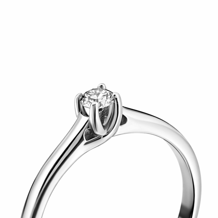 Золота каблучка з діамантом. Артикул UG51105972202