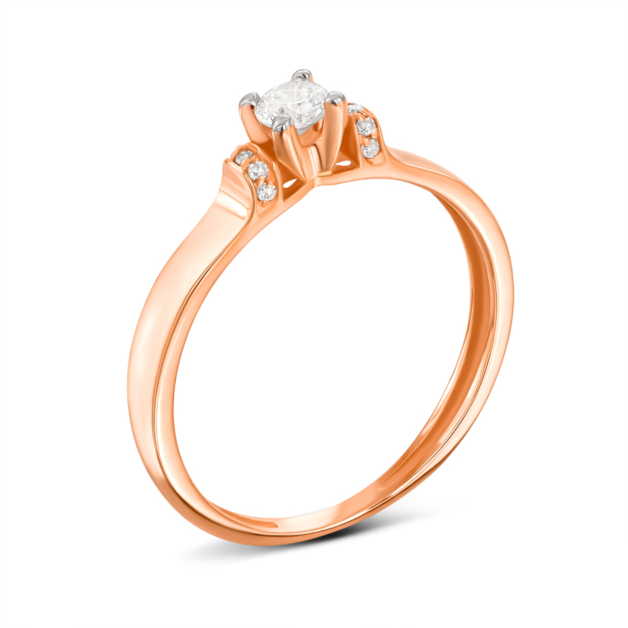 Золотое кольцо с бриллиантами. Артикул UG51106009201