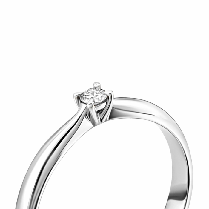 Золота каблучка з діамантом. Артикул UG51107467202