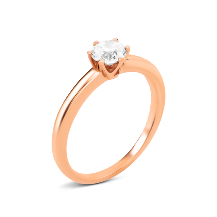 Золотое кольцо с бриллиантом. Артикул UG51111013301 бр