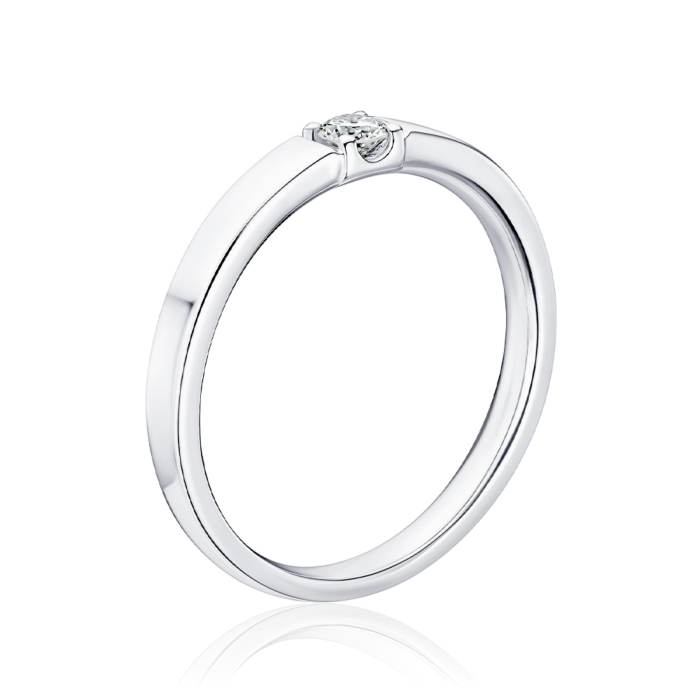 Золота каблучка з екодіамантом 1156YH-L/02/1/11901