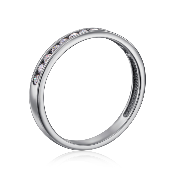 Золотое кольцо с фианитами. Артикул 11905/02/1/46 (11905/б)