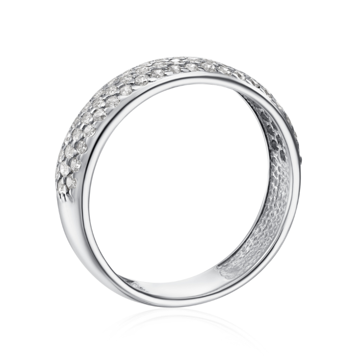 Золота каблучка з фіанітами. Артикул 11906/б