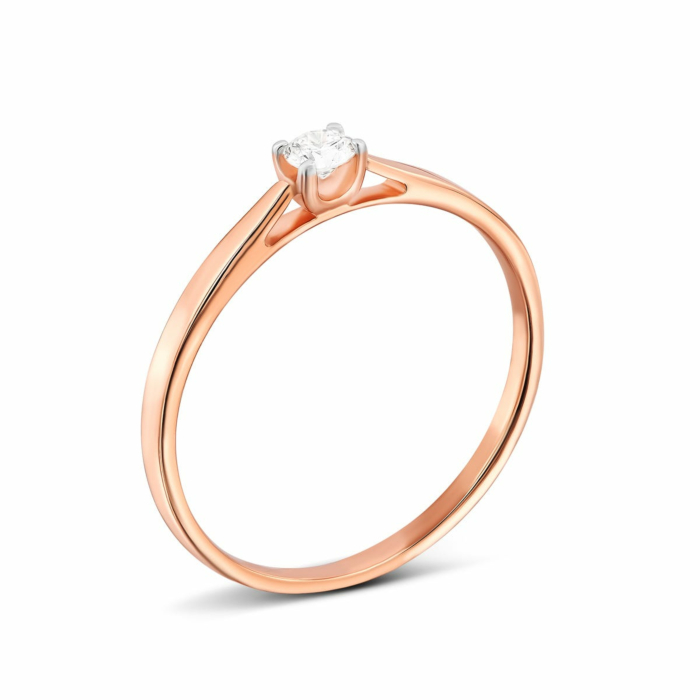 Золота каблучка з діамантом. Артикул UG51191238201