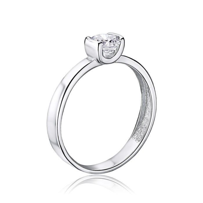 Золотое кольцо с фианитом 1191360102-R/02/1