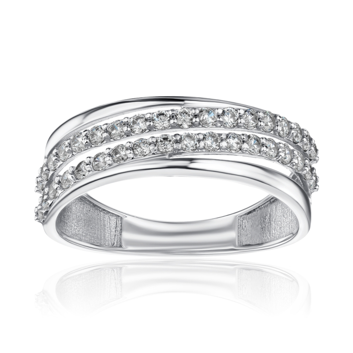 Золота каблучка з фіанітами 1191514102-R/02/1