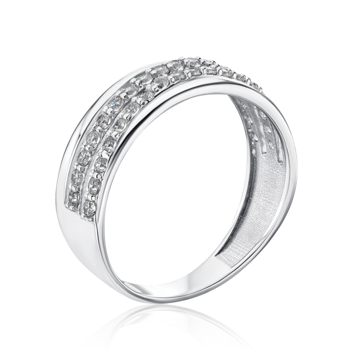 Золота каблучка з фіанітами 1191514102-R/02/1