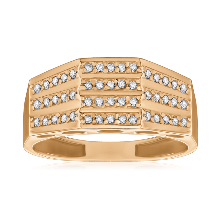 Золота каблучка з фіанітами 1191975101-R/01/1