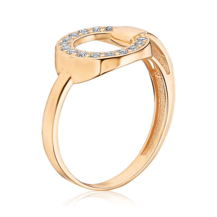 Золота каблучка з фіанітами 1192035101-R/01/1