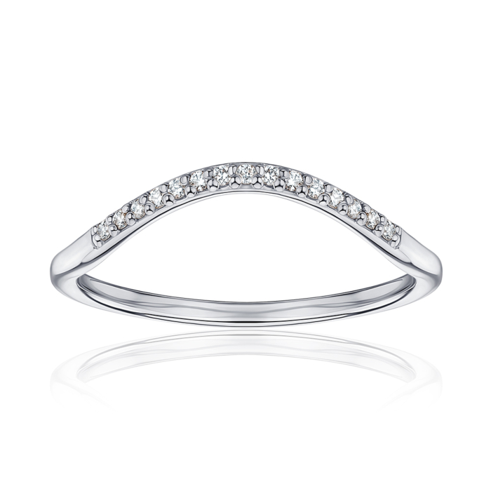 Золота каблучка з діамантами 1205YH/02/1/8344