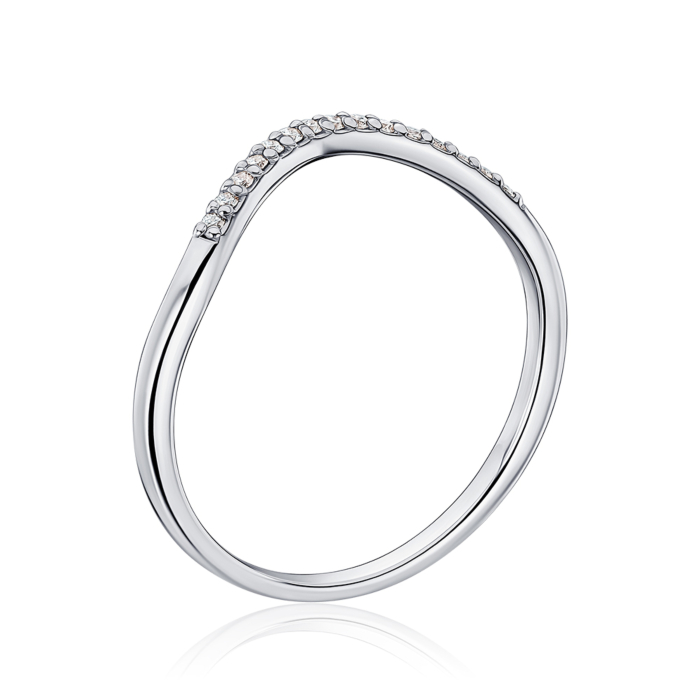 Золота каблучка з діамантами 1205YH/02/1/8344